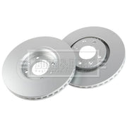 Borg & Beck 2 x Vented Front Brake Discs BBD4246