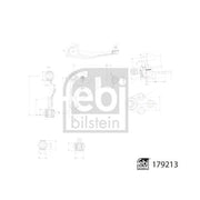 Febi Control/Trailing Arm Lower 179213