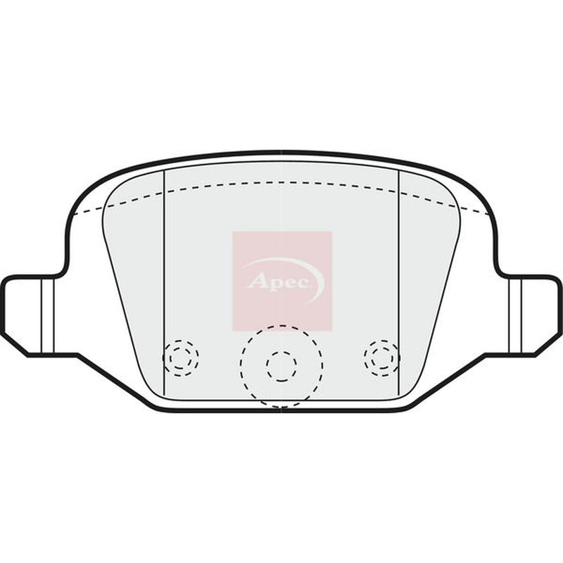 Apec Rear Brake Pad Set PAD1130