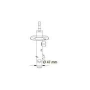 KYB Shock Absorber Damper Strut Front Left 339710