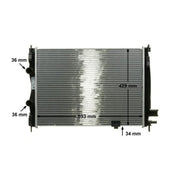Mahle Engine Radiator CR 1075 000S