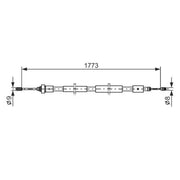 Bosch Handbrake Cable Left Rear 1 987 477 590