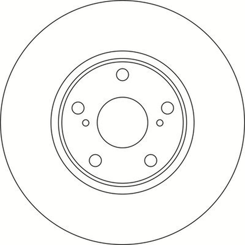 Abtex 2 x Vented Front Brake Discs BD1606V