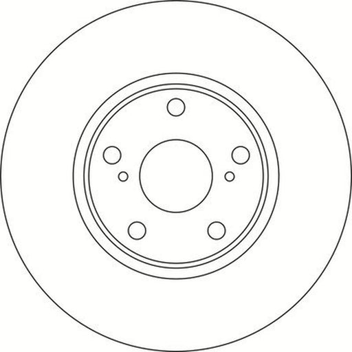 Abtex 2 x Vented Front Brake Discs BD1606V