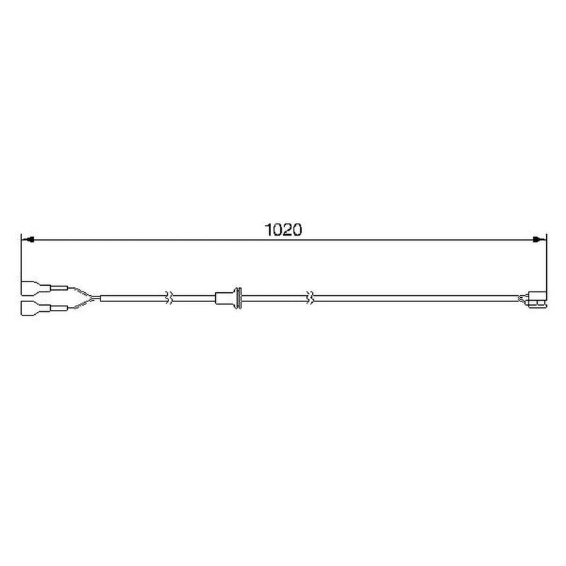 Bosch Brake Pad Wear Sensor Front 1 987 474 980
