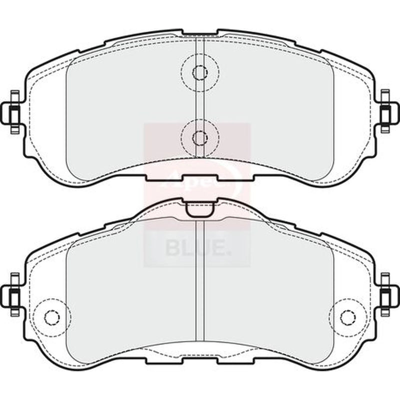 Apec Front Brake Pad Set PD3743