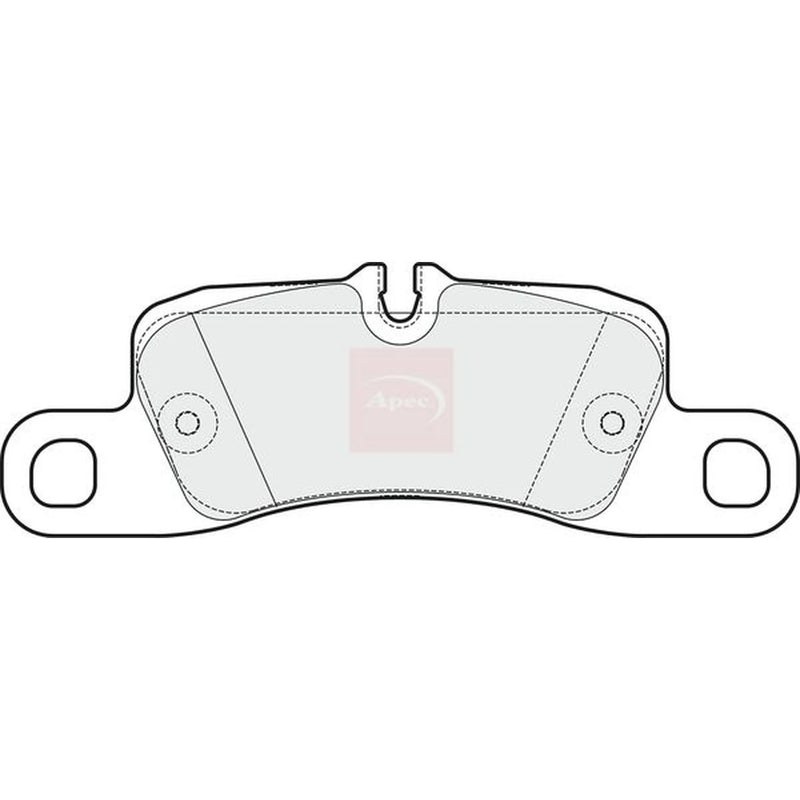 Apec Rear Brake Pad Set PAD1665