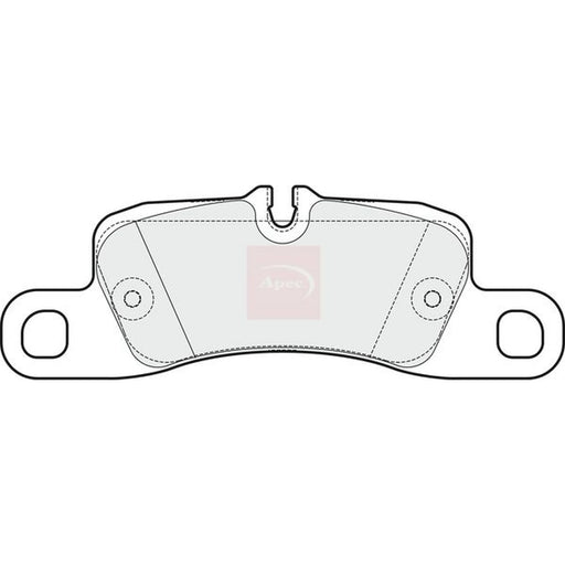 Apec Rear Brake Pad Set PAD1665