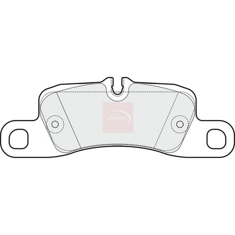 Apec Rear Brake Pad Set PAD1665