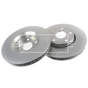 Borg & Beck 2 x Vented Front Brake Discs BBD4745