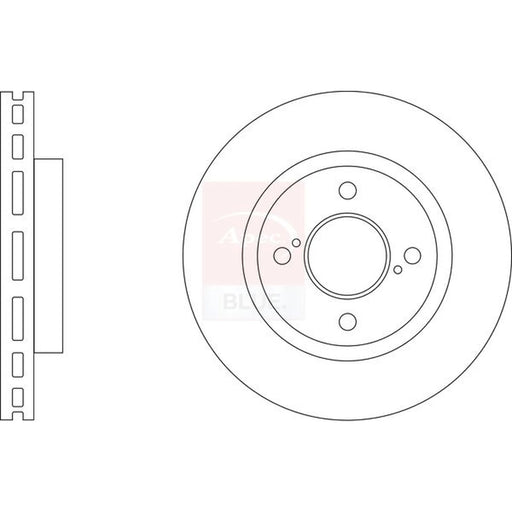 Apec 2 x Vented Front Brake Discs SDK6944
