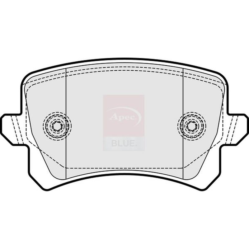 Apec Rear Brake Pad Set PD3845