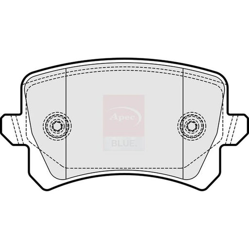 Apec Rear Brake Pad Set PD3845