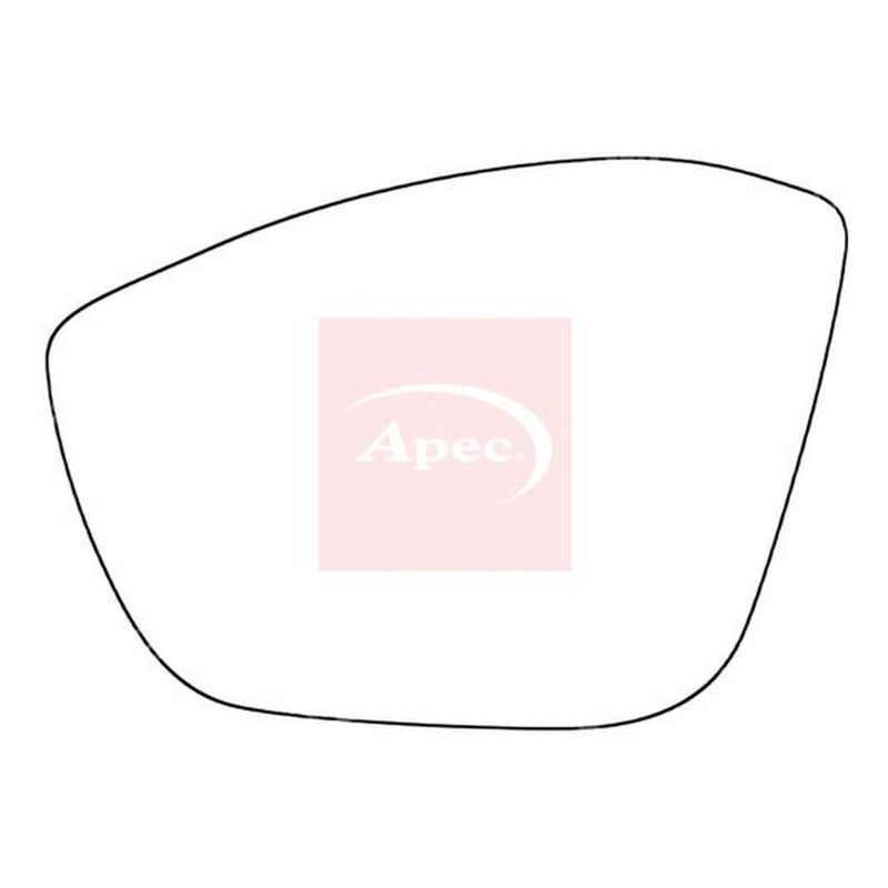 Apec Exterior Wing Mirror Glass Left AMS2651