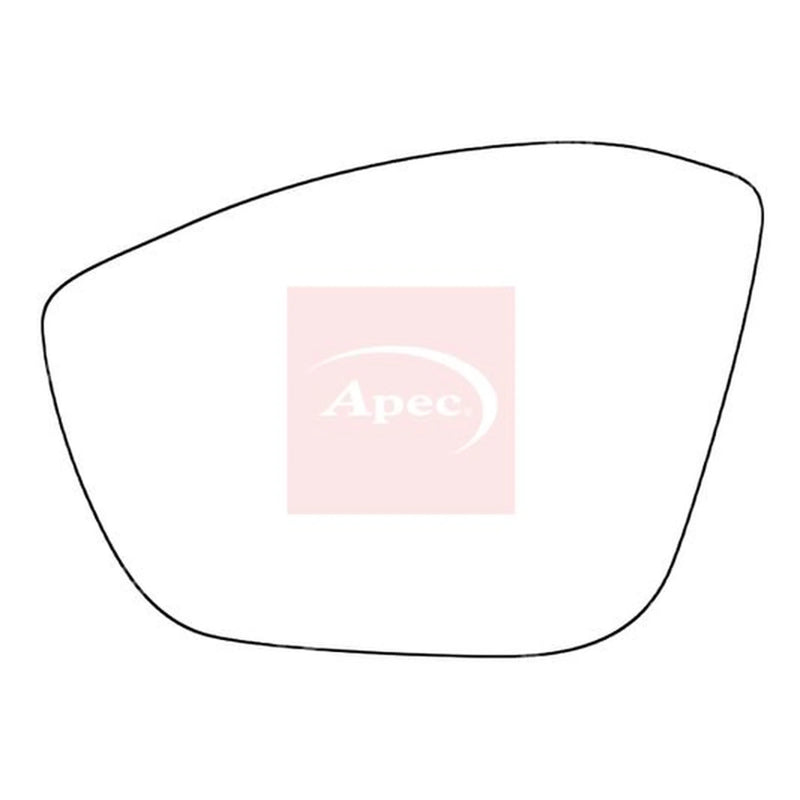 Apec Exterior Wing Mirror Glass Left AMS2651