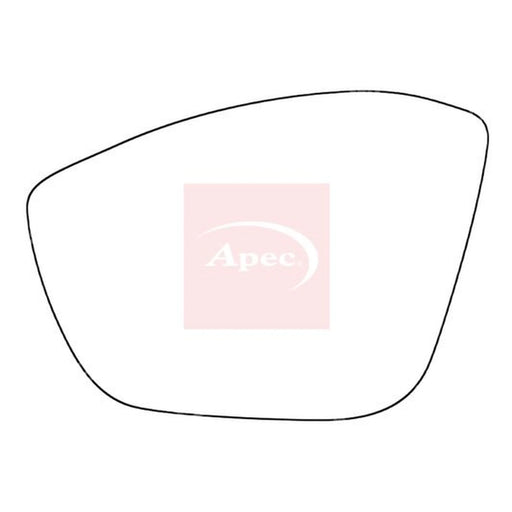 Apec Exterior Wing Mirror Glass Left AMS2651