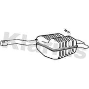 Klarius Box With Tail Pipe Rear VW724W