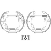 Mintex Brake Shoe Set Axle Kit MSP221