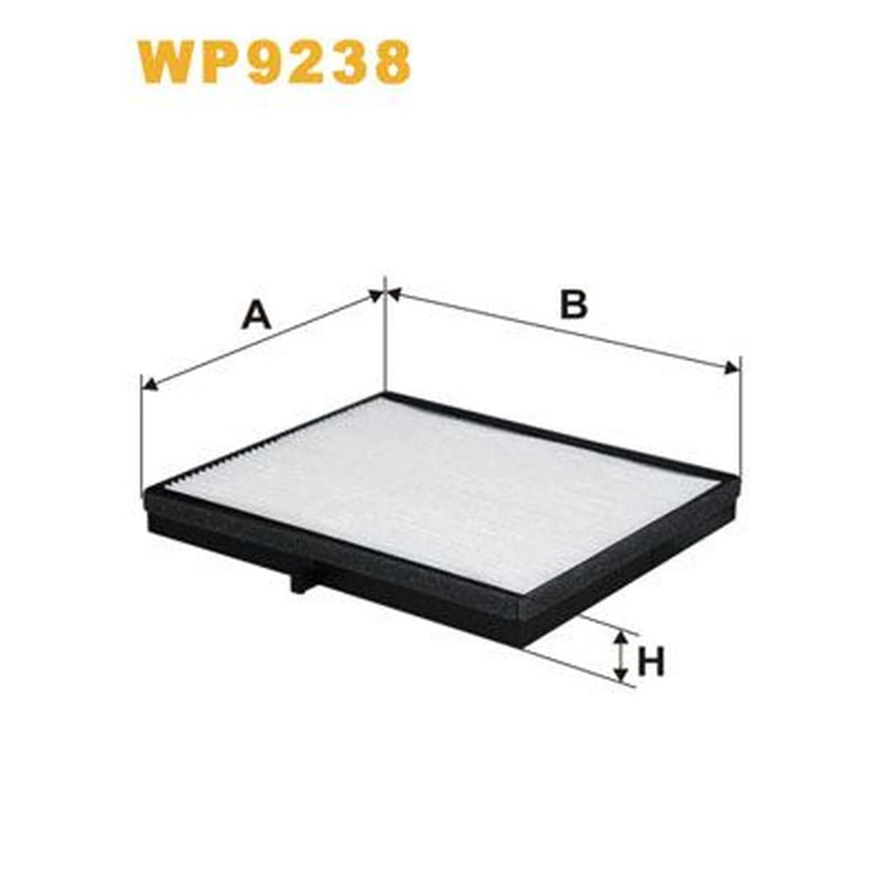WIX Cabin Air Filter (Pollen Filter) WP9238