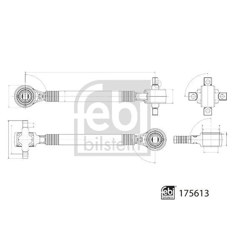 Febi Control/Trailing Arm Rear 175613