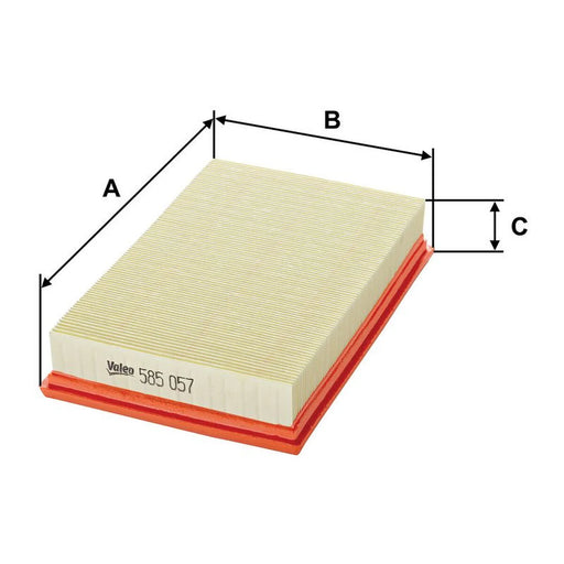 Valeo Engine Air Filter 585057
