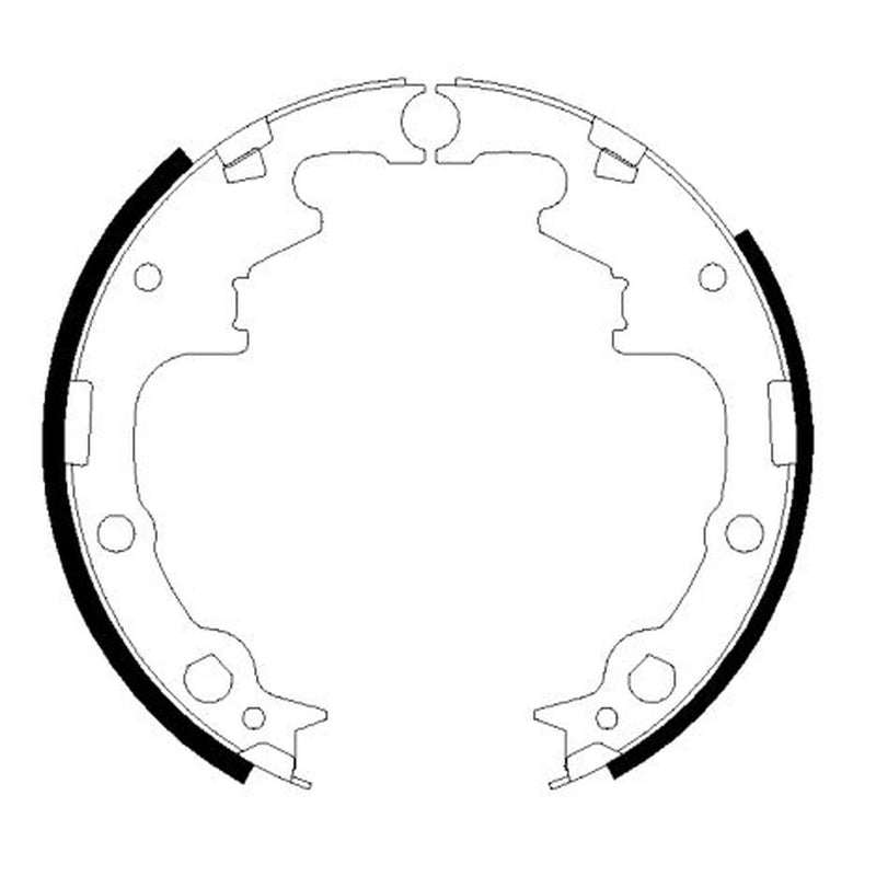 Mintex Brake Shoe Set Axle Kit MFR424