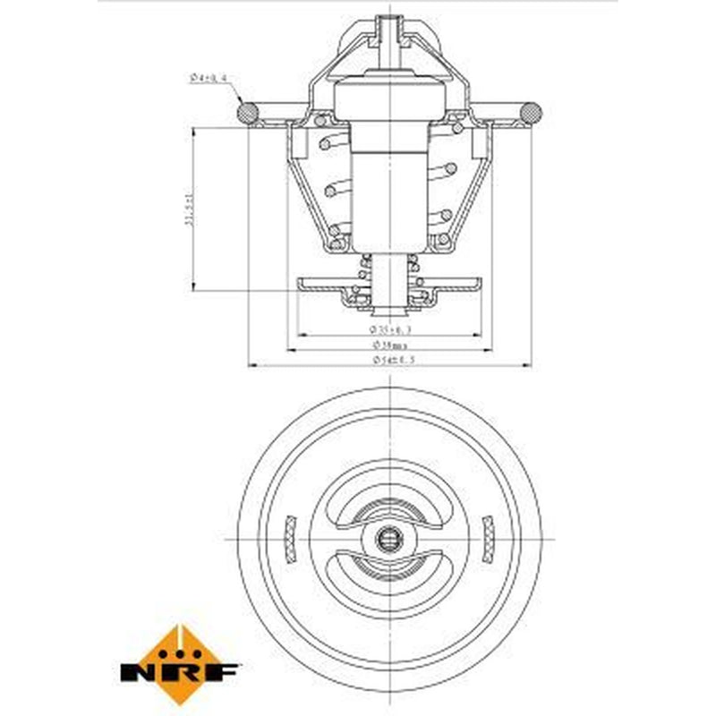 NRF Thermostat,Coolant 725214