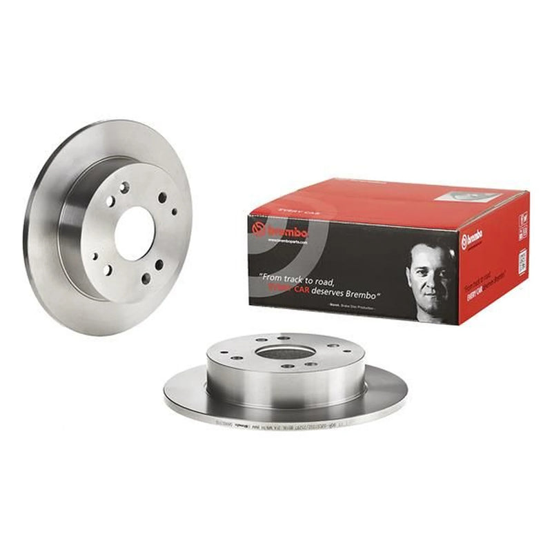Brembo 2 x Solid Rear Brake Discs 08.9603.10