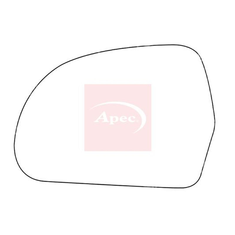 Apec Exterior Wing Mirror Glass Left AMS2087