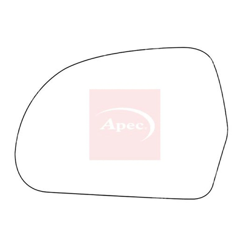 Apec Exterior Wing Mirror Glass Left AMS2087