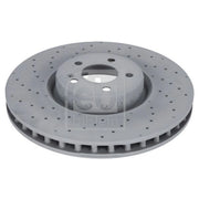 Febi 2 x Two-Piece Front Brake Disc Brake Discs 194906