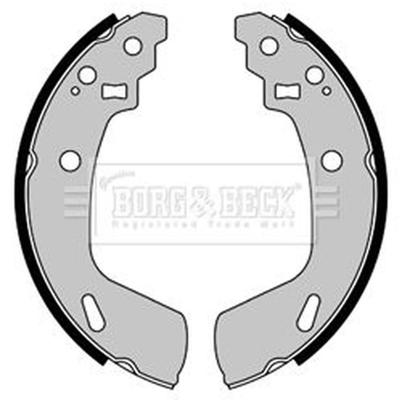 Borg & Beck Brake Shoe Set Axle Kit BBS6491
