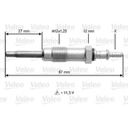 Valeo Diesel Engine Glow Plug 345151