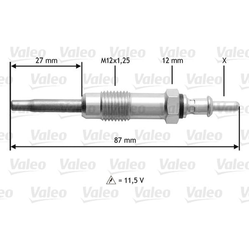 Valeo Diesel Engine Glow Plug 345151