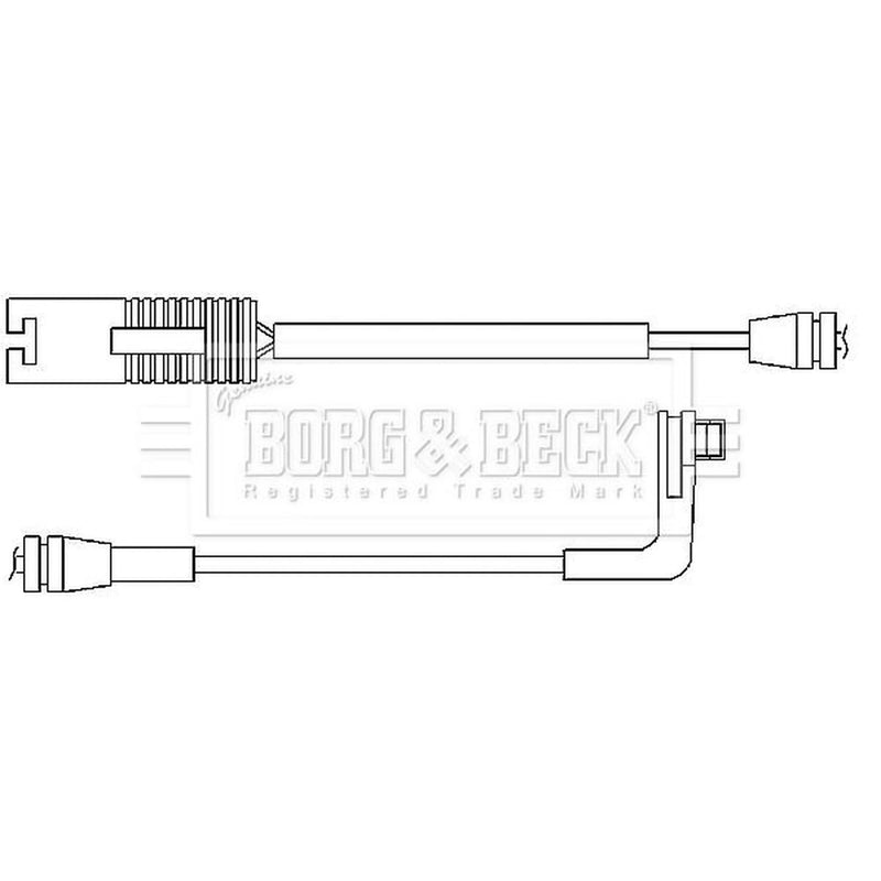 Borg & Beck Brake Pad Wear Sensor Rear BWL3032