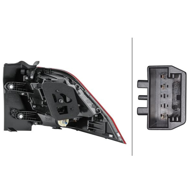 Hella Tail Light / Lamp WY21W Left 2SD 012 519-031