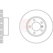 Apec 2 x Vented Front Brake Discs SDK6248