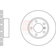 Apec 2 x Vented Front Brake Discs SDK6248