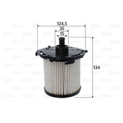 Valeo Fuel Filter Element 587098