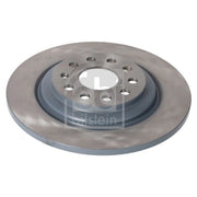 Febi 2 x Solid Rear Brake Discs 196887