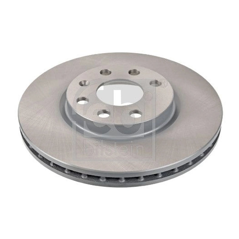 Febi 2 x Internally Vented Front Brake Discs 19509