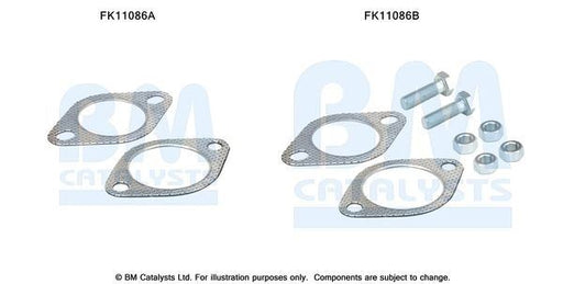 BM Catalysts FK11086A Soot/Particulate Filter Mounting Kit Fits Hyundai Santa Fe BM - Town Parts