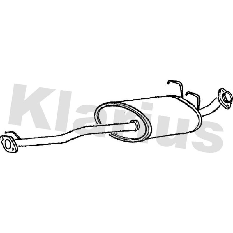 Klarius Box With Centre Pipe Centre TY531G