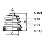 Borg & Beck Drive Shaft Bellow Kit BCB6401