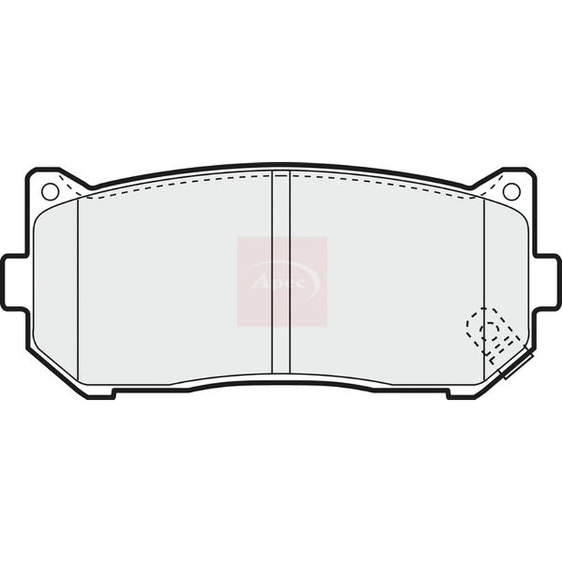 Apec Rear Brake Pad Set PAD1101