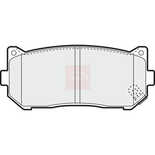 Apec Rear Brake Pad Set PAD1101