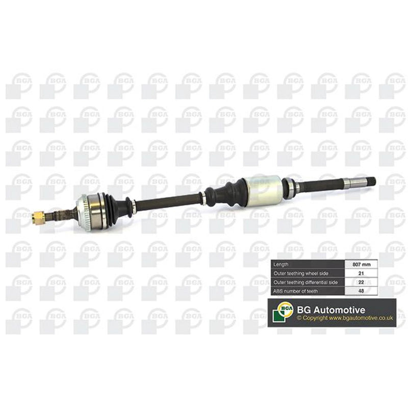 BGA CV Drive Shaft Driveshaft Front Right DS1416RA