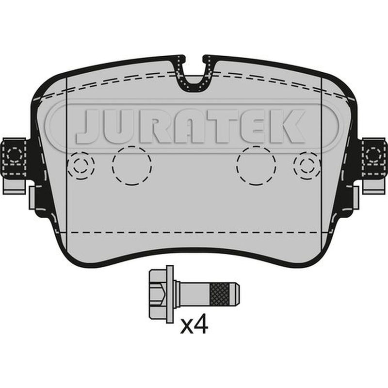 Juratek Rear Brake Pad Set JCP8537
