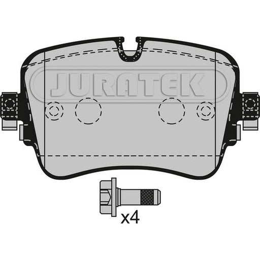 Juratek Rear Brake Pad Set JCP8537