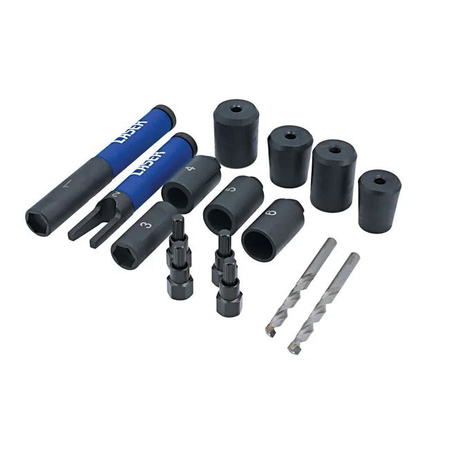 Laser Tools Locking Wheel Nut Removal Kit - Lug Driller - PL